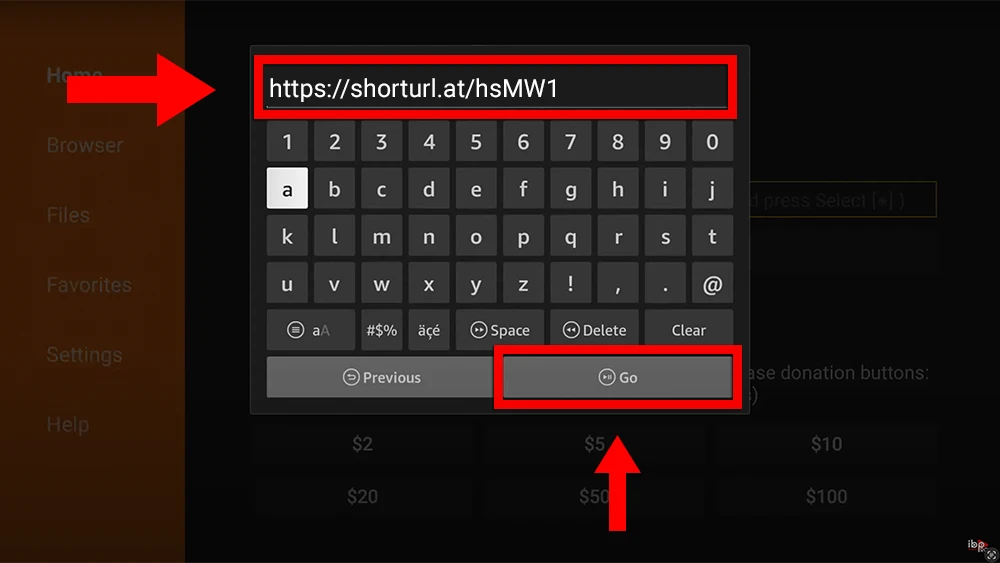 Type URL