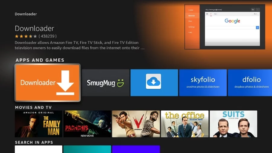 Downloader app
