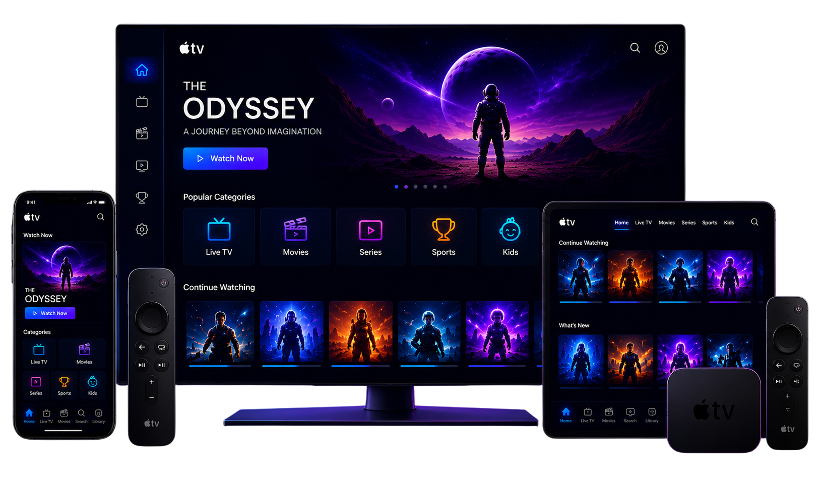Watch Anywhere devices showcase