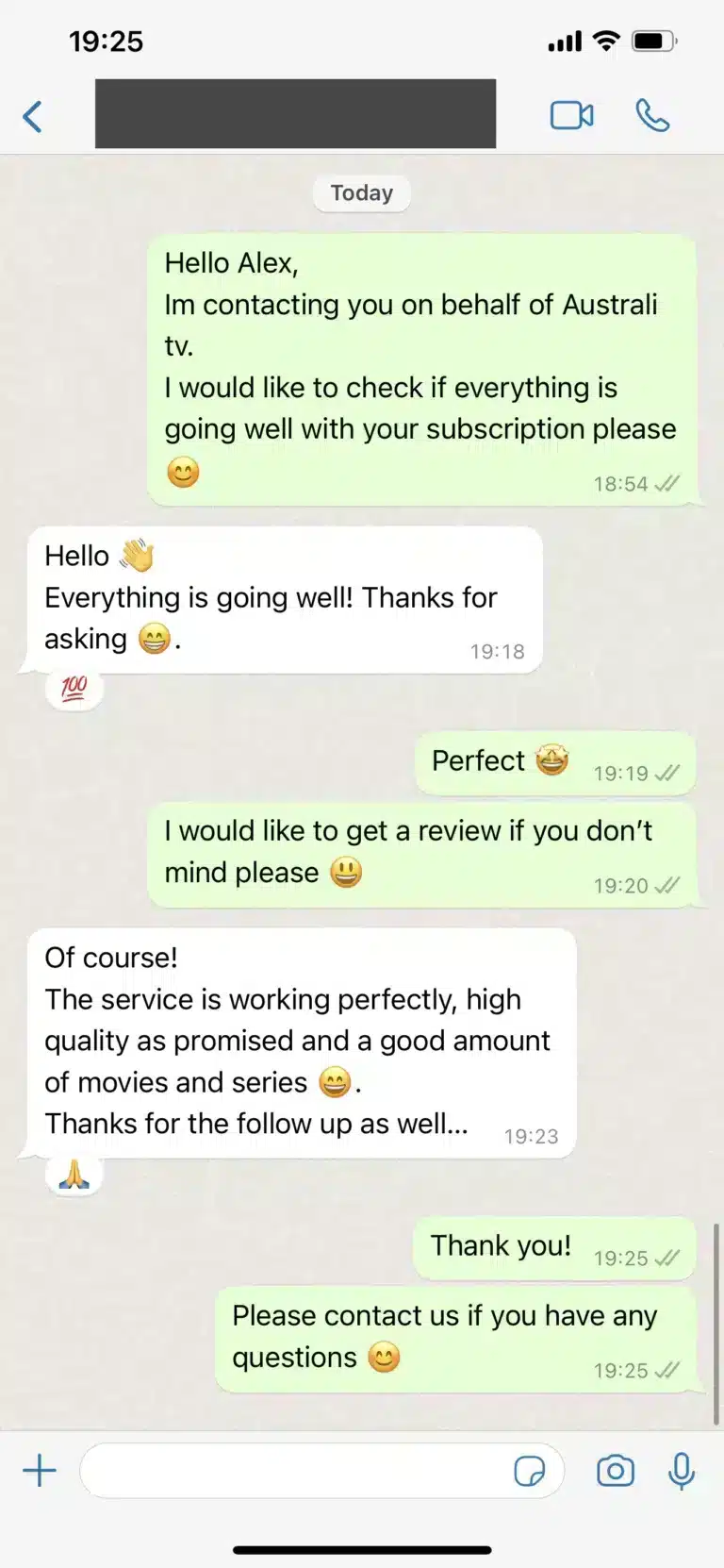 WhatsApp conversation 4