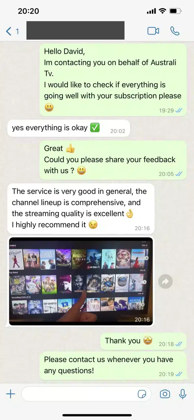 WhatsApp conversation 5