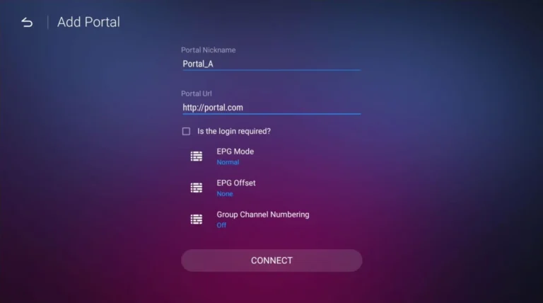 Portal nickname and URL