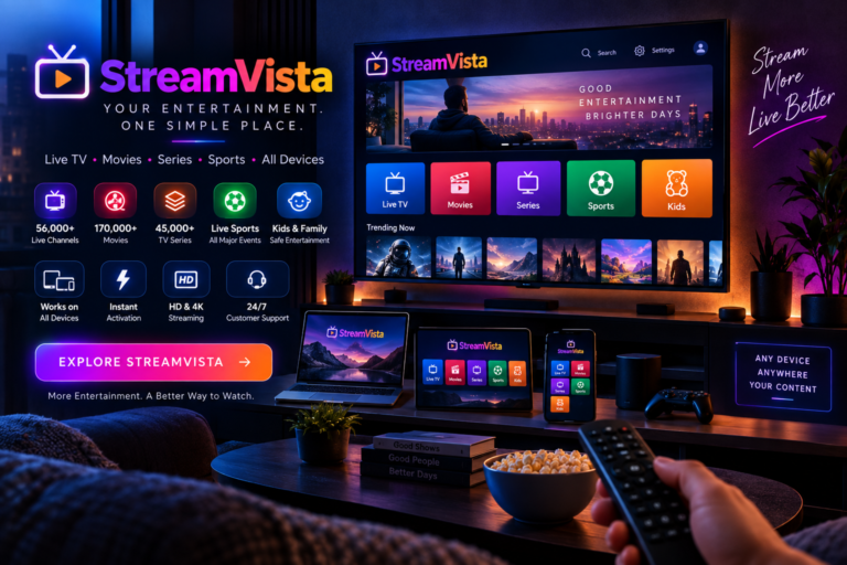 StreamVista: Your Complete Entertainment Experience in One Place