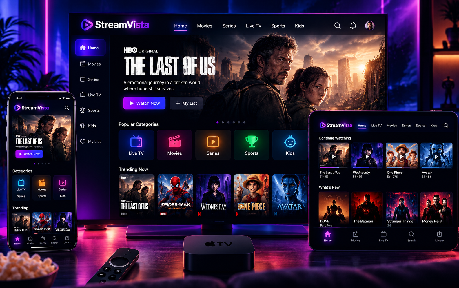 Watch Anywhere devices showcase