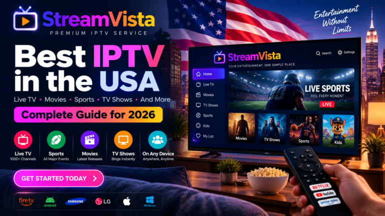 Best IPTV Service in USA: Complete Guide for 2026